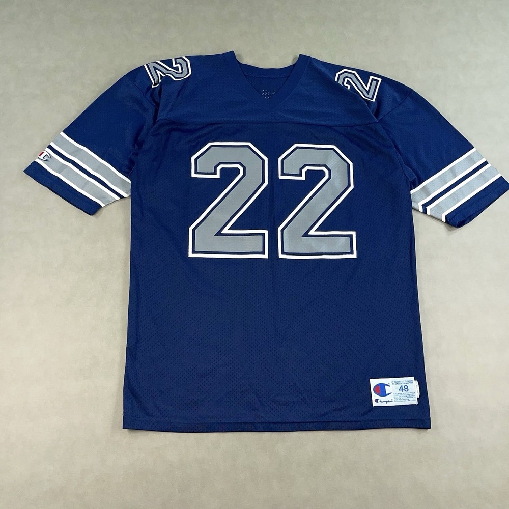 Vintage Champion Dallas Cowboys Emmitt Smith #22 NFL Jersey Mens Size 48 (XL)
